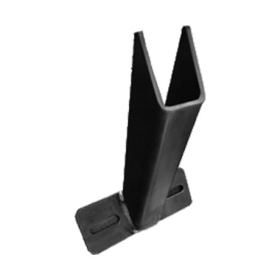 Weld-On Tube Style Tire Carrier | 2" x 2" x 9" Spare Tire Mount with Angle Cut