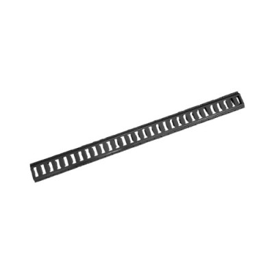 10 ft Horizontal E-Track Rail Steel Black Powder-Coated | Heavy-Duty Tie-Down for Truck & Trailer