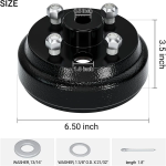 Brake Drum Hub Assembly for E-Z-GO Electric 1982-Up & Gas 2-Cycle 1982-1993 | 24 Tooth Star Spline