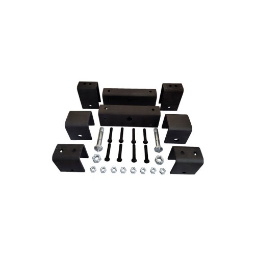 Tandem-Axle Trailer Hanger Kit for 2" Slipper Springs - 12" Long Equalizers