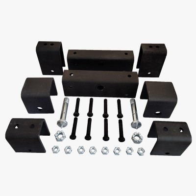 Tandem-Axle Trailer Hanger Kit Trailer Suspension Hanger Kit for 2" Slipper Springs | 12" Long Equalizers