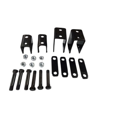 Single Hanger Kit Trailer Suspension Hardware Kit for Double Eye Leaf Springs | Complete Heavy-Duty Hardware