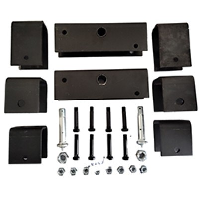 Tandem Hanger Kit Trailer Suspension Hanger Kit for 2" Wide Slipper Springs | Complete 3" Wide Hangers