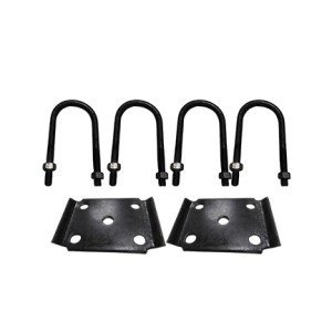 9/16" Trailer U-Bolt Kit for 3" Round Axle Tubes | 7-1/4" Length, Heavy-Duty